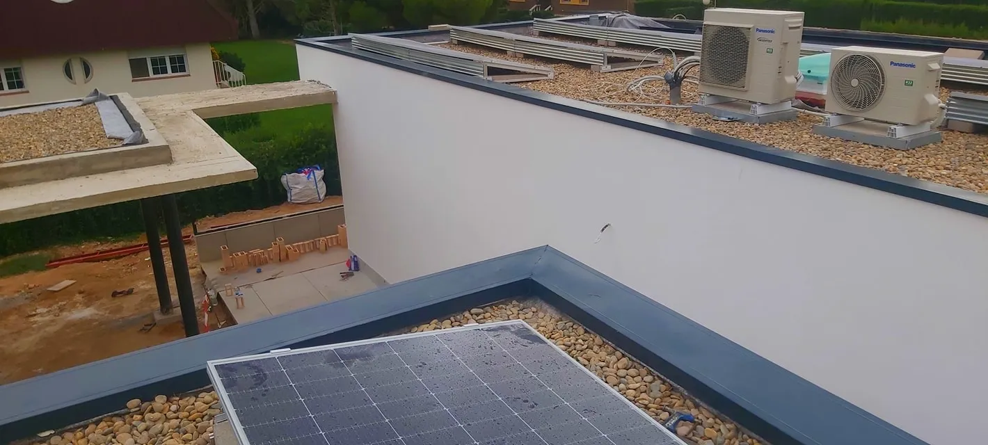 Ejemplo de instalación de cubremuros de aluminio  4